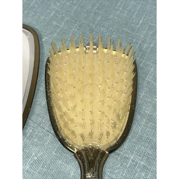 Vintage Floral Mirror And Brush Set - Picture 8 of 9